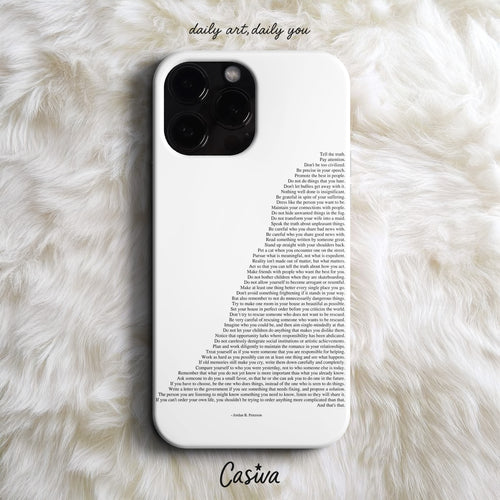 'The Rules Of Life' Tasarım Telefon Kılıfı
