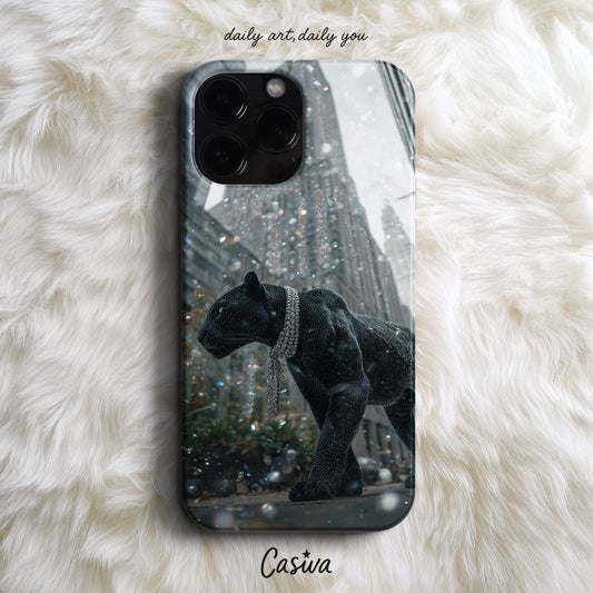 'Diamond Panther City' Tasarım Telefon Kılıfı