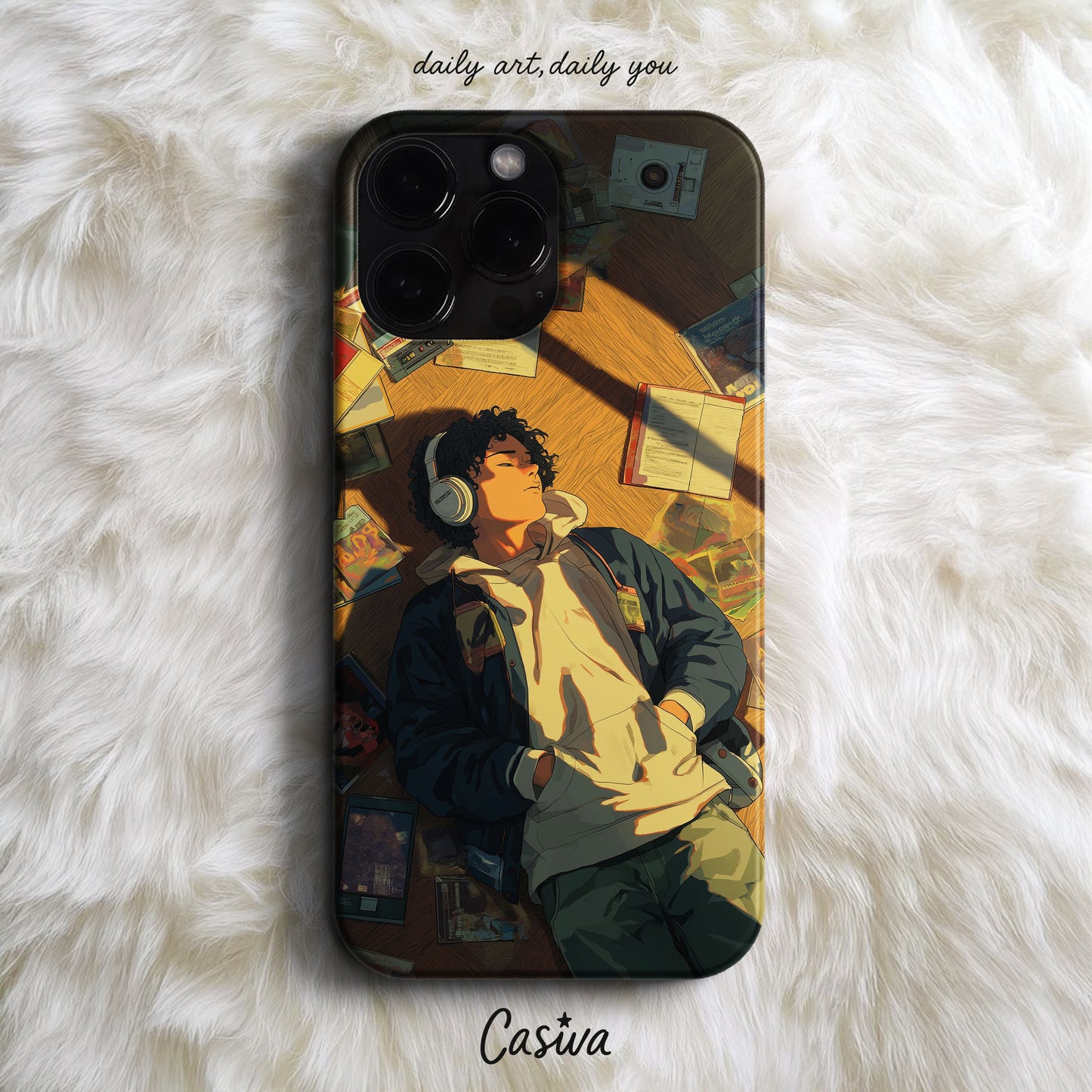 'Silent Playlist' Tasarım Telefon Kılıfı