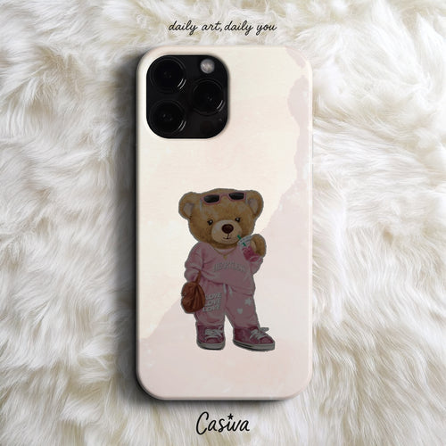 'Soft Girl Teddy' Tasarım Telefon Kılıfı
