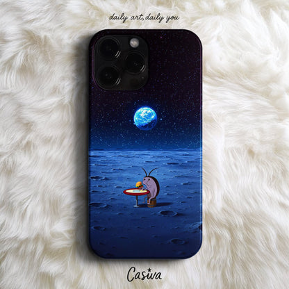 Casiva "Cosmic Solitude" Tasarım Telefon Kılıfı - Uzay Teması Serisi