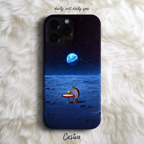 'Cosmic Loneliness' Tasarım Telefon Kılıfı