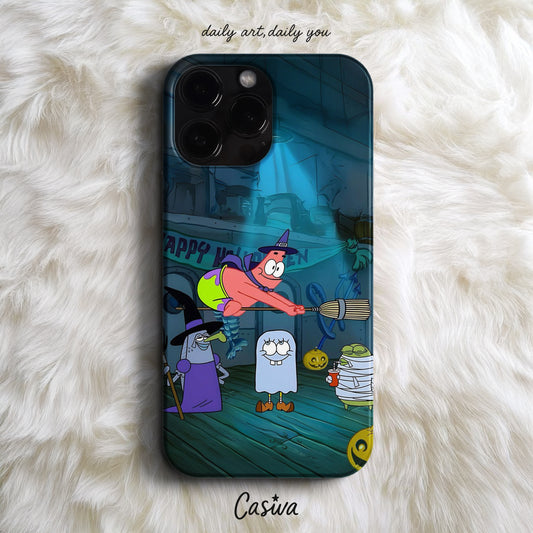 'Bikini Bottom Hallowen' Tasarım Telefon Kılıfı