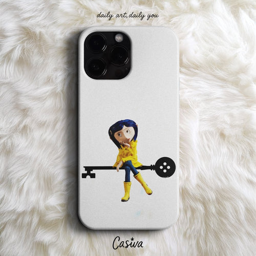 'Coralin x Button Key' Tasarım Telefon Kılıfı