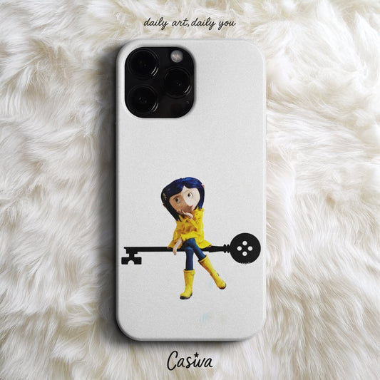 'Coralin x Button Key' Tasarım Telefon Kılıfı