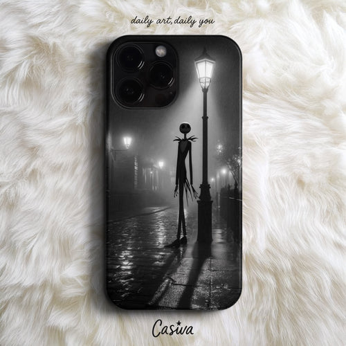 'Jack Skellington Noir Street' Tasarım Telefon Kılıfı