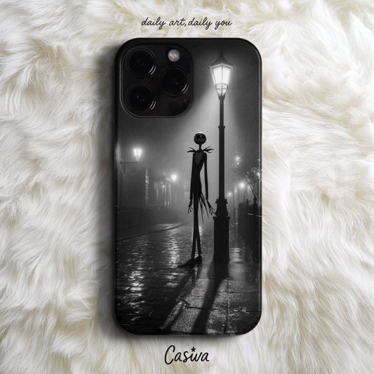 'Jack Skellington Noir Street' Tasarım Telefon Kılıfı