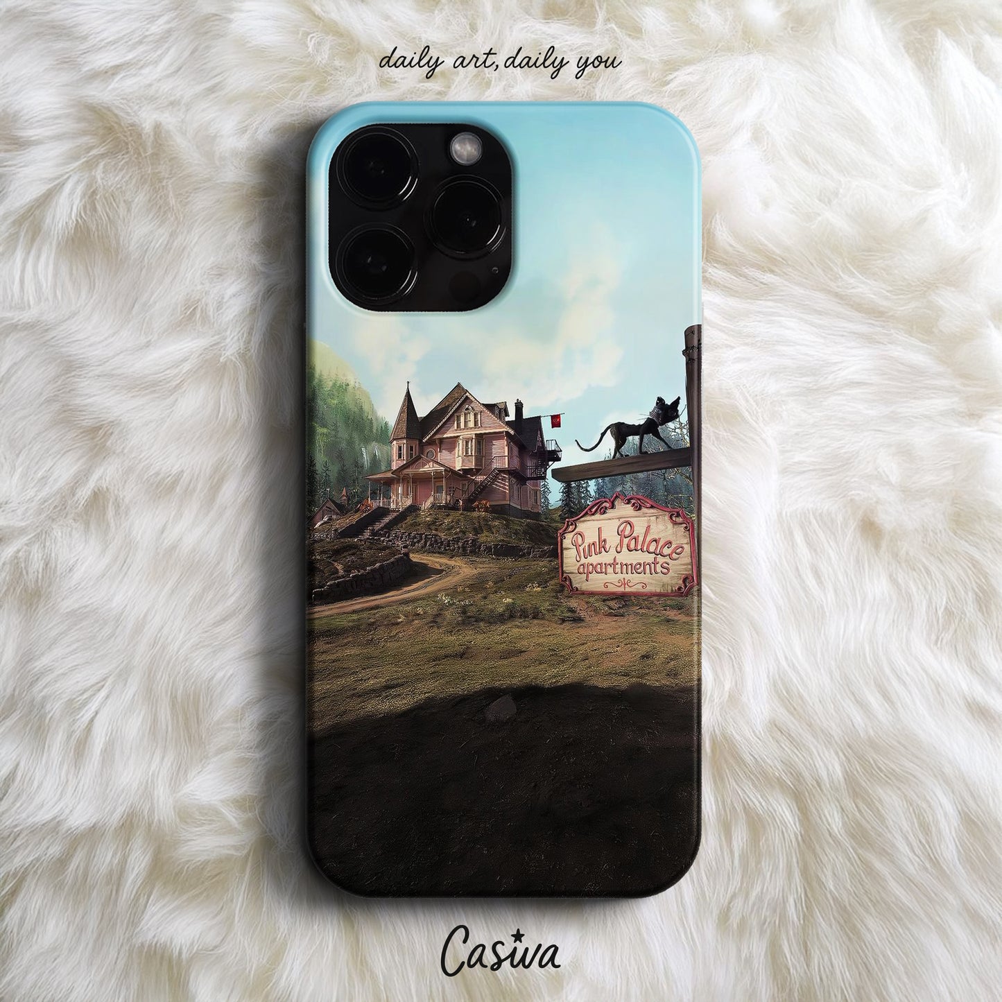 'Pink Palace' Tasarım Telefon Kılıfı