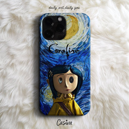Casiva "Button Eyes Mystery" Tasarım Telefon Kılıfı - Film Temalı Kılıflar Serisi