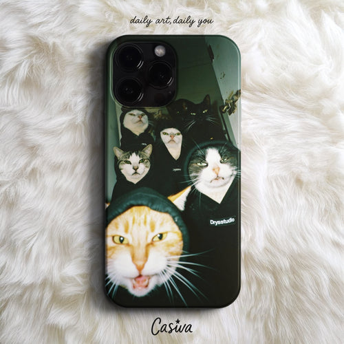 'Gangster Cats' Tasarım Telefon Kılıfı