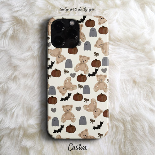 'Spooky Teddy' Tasarım Telefon Kılıfı