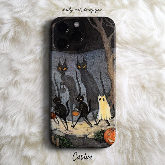 'Midnight Cats' Tasarım Telefon Kılıfı