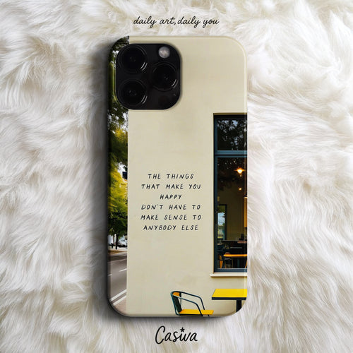 Casiva "Happy Things" Tasarım Telefon Kılıfı – Minimal Serisi