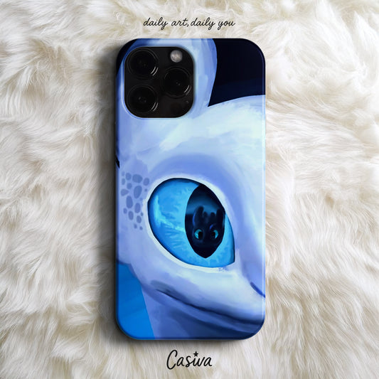 Casiva "Light Fury Eye" Tasarım Telefon Kılıfı – Cute Serisi