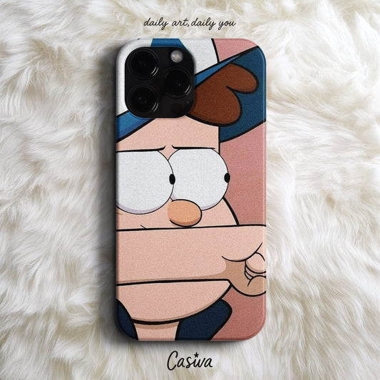 Casiva "Mystery Pines Boy" Tasarım Telefon Kılıfı – Funny Serisi