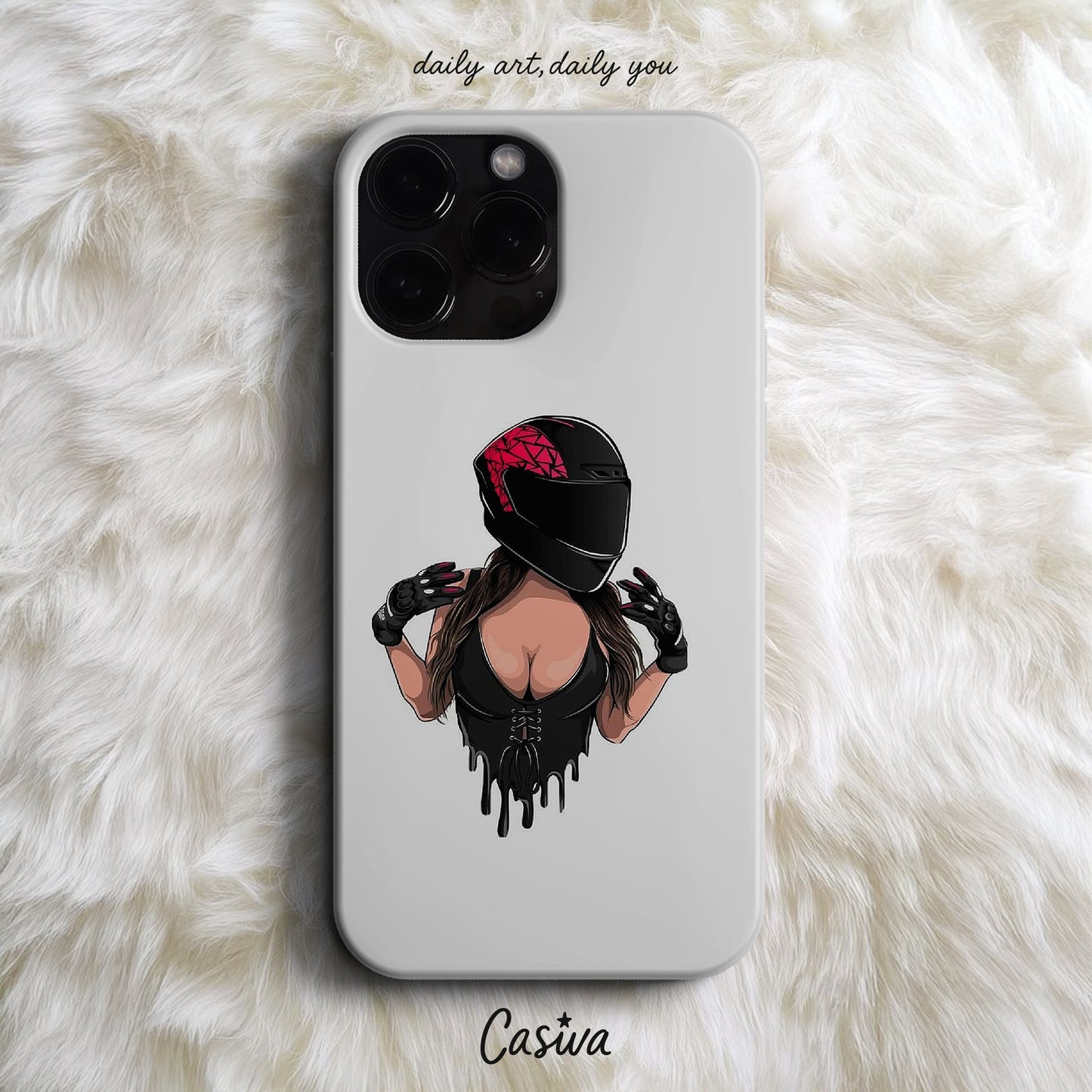 Casiva "Moto Queen" Tasarım Telefon Kılıfı – Urban Serisi
