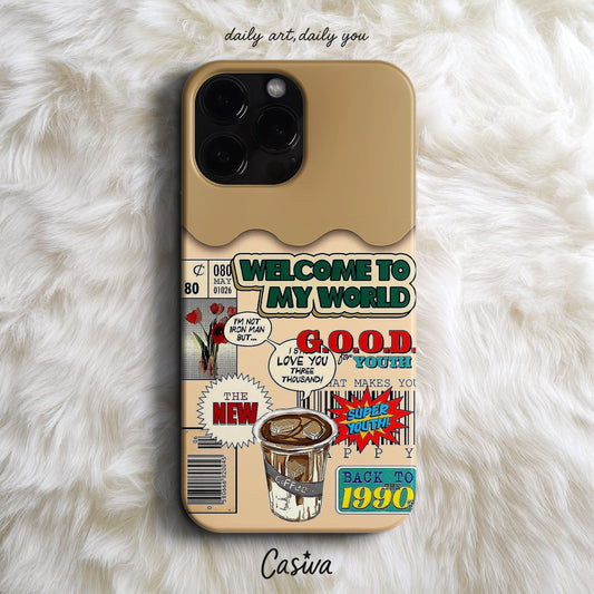 Casiva "Retro Youth World" Tasarım Telefon Kılıfı – Vintage Serisi