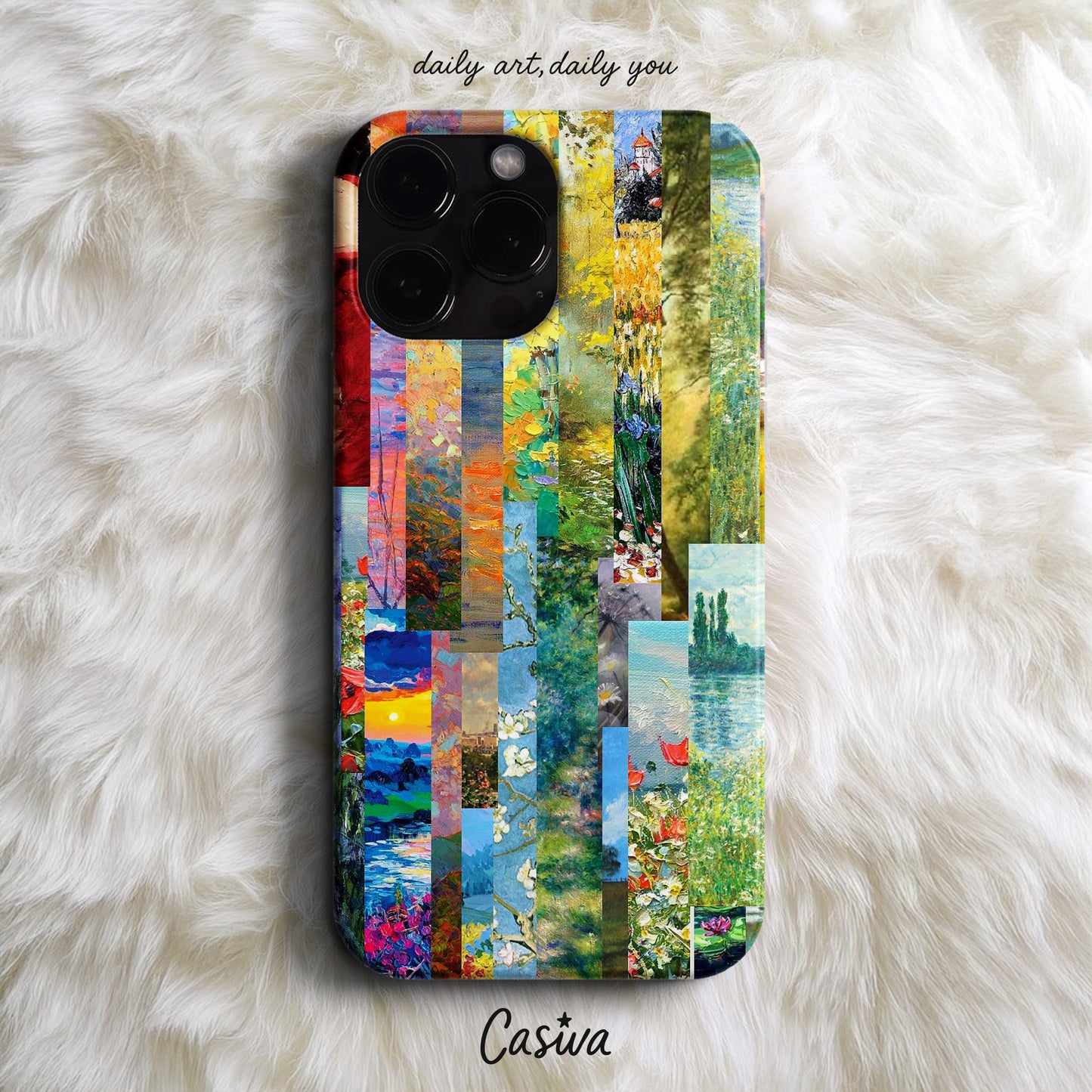 Casiva "Impressionist Mosaic" Tasarım Telefon Kılıfı – Art Serisi