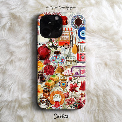 Casiva "Istanbul Mosaic" Tasarım Telefon Kılıfı – Art Serisi