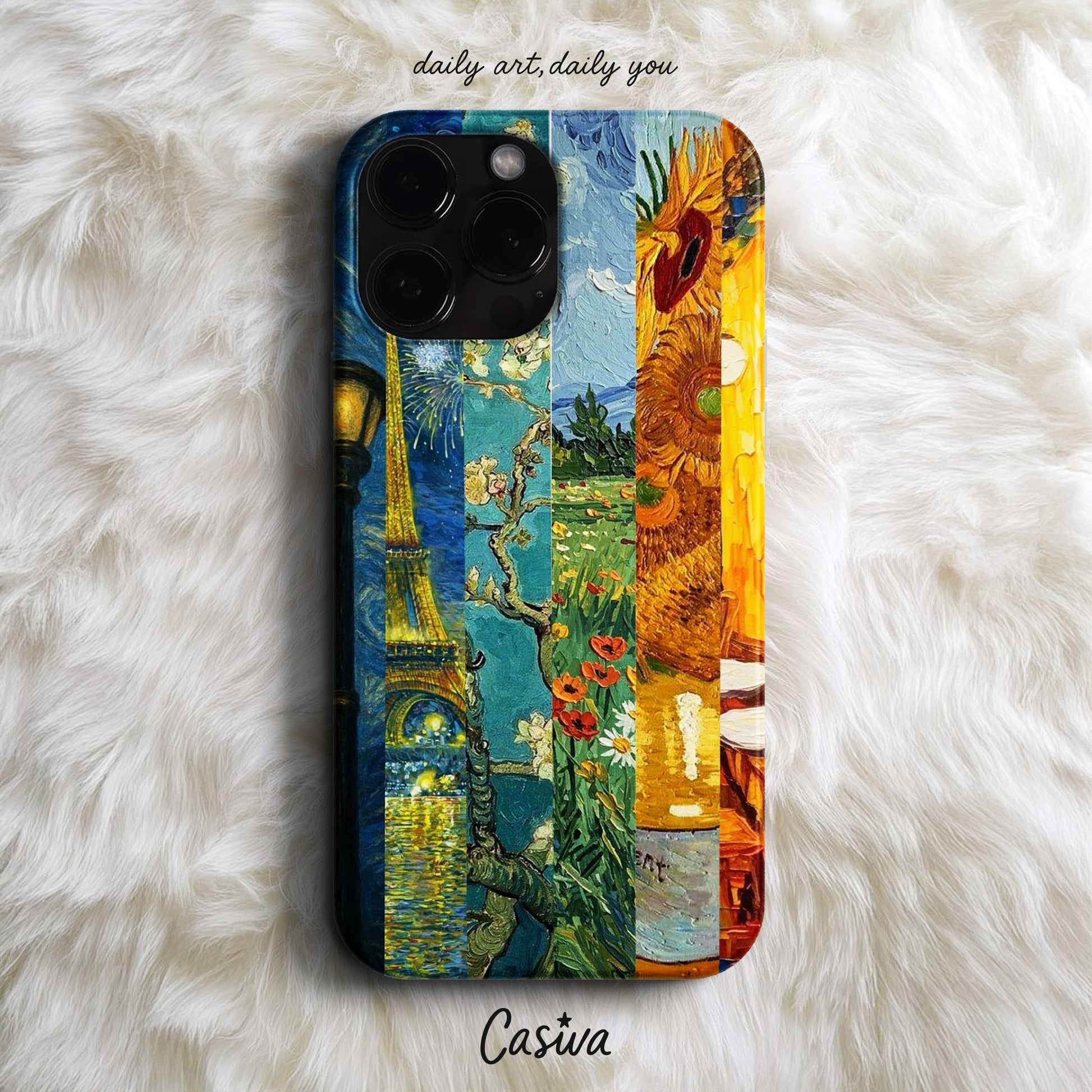 Casiva "Van Gogh Mosaic" Tasarım Telefon Kılıfı – Art Serisi