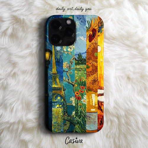 Casiva "Van Gogh Mosaic" Tasarım Telefon Kılıfı – Art Serisi