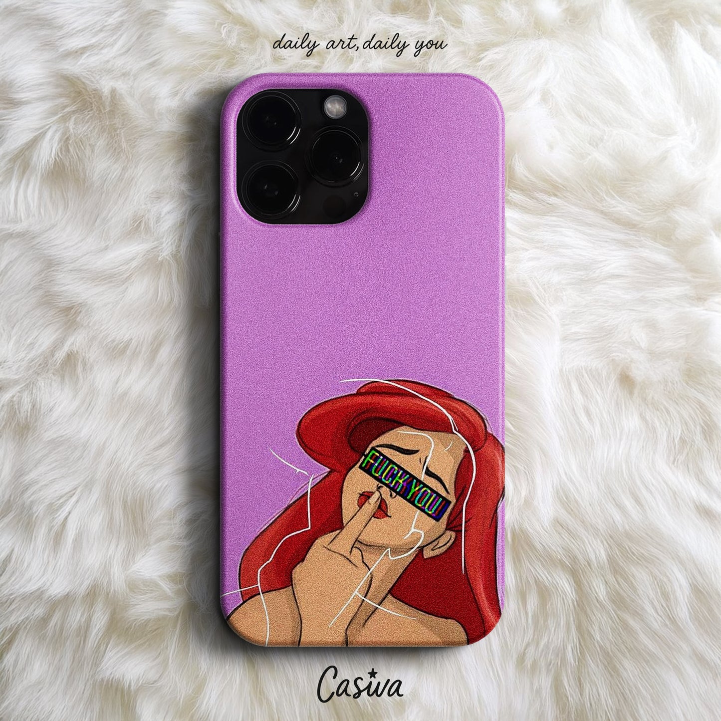 Casiva "Rebel Ariel" Tasarım Telefon Kılıfı – Art Serisi