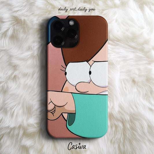 Casiva "Angry Cartoon Girl" Tasarım Telefon Kılıfı – Funny Serisi