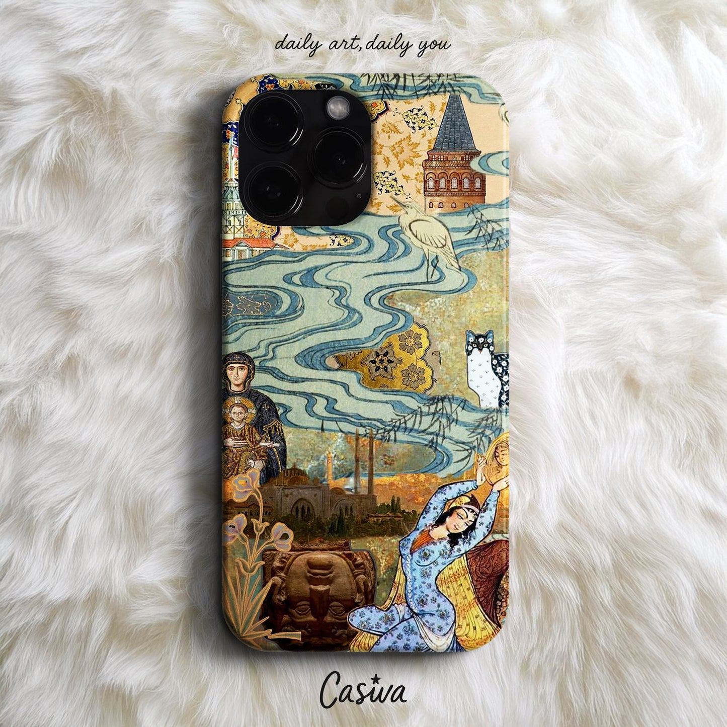 Casiva "Istanbul Mosaic" Tasarım Telefon Kılıfı – Art Serisi