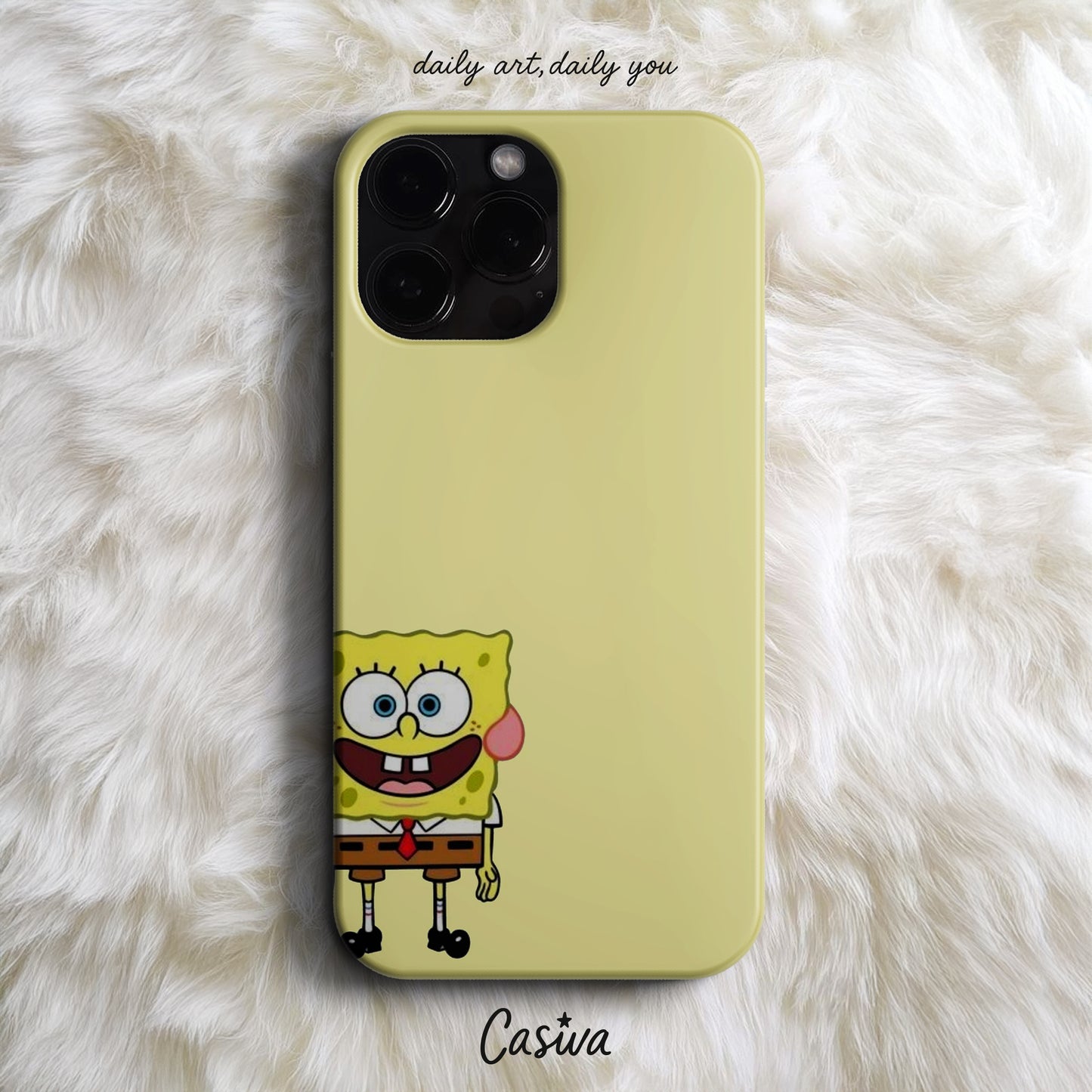 Casiva "Sponge Smile" Tasarım Telefon Kılıfı – Cute Serisi