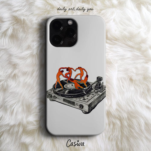 Casiva "Dancing Figures Vinyl" Tasarım Telefon Kılıfı – Art Serisi
