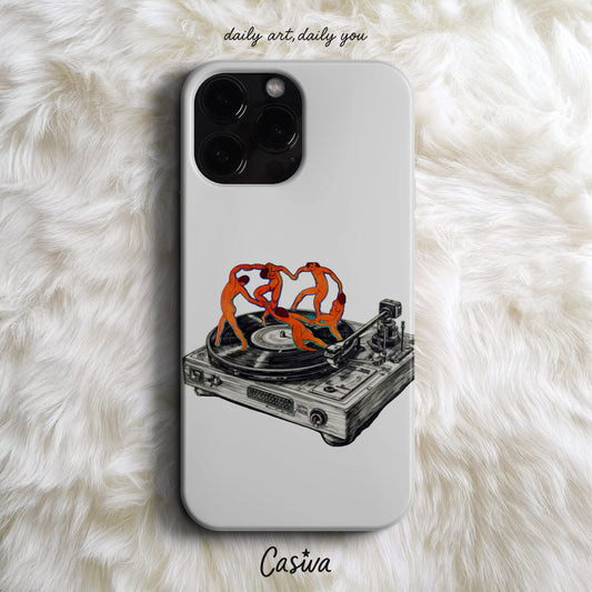 Casiva "Dancing Figures Vinyl" Tasarım Telefon Kılıfı – Art Serisi