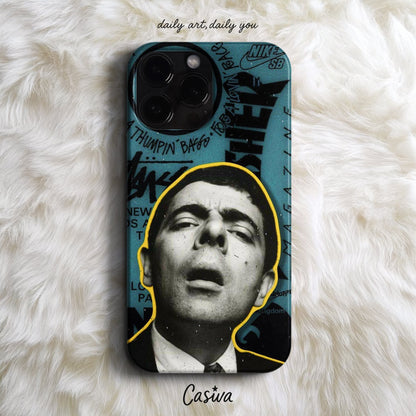 Casiva "Bold Bean Portrait" Tasarım Telefon Kılıfı - Pop Culture Serisi