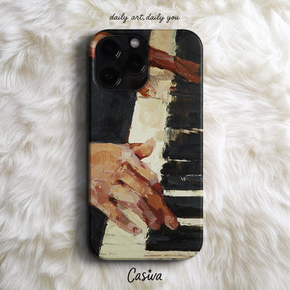 Casiva "Abstract Piano Art" Tasarım Telefon Kılıfı - Sanat & Tasarım Serisi