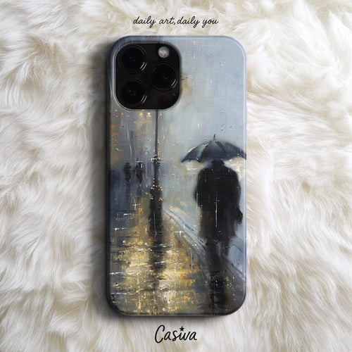 'Rainy Street' Tasarım Telefon Kılıfı