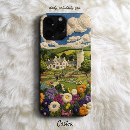 Casiva "Pastel Bloom Cottage" Tasarım Telefon Kılıfı - Tasarım Koleksiyonu Serisi