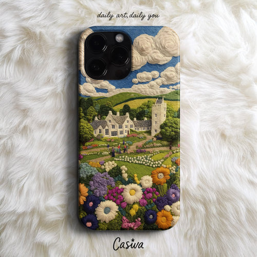 'Pastel Bloom Cottage Case' Tasarım Telefon Kılıfı